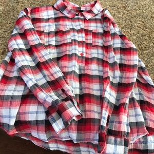 Women’s plaid  shirt